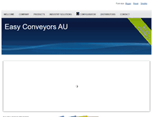 Tablet Screenshot of easy-conveyors.com.au